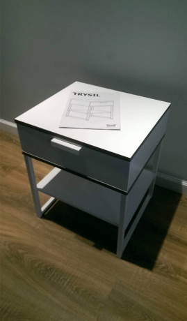 Сборка тумбы прикроватной ИКЕА ТРИСИЛ