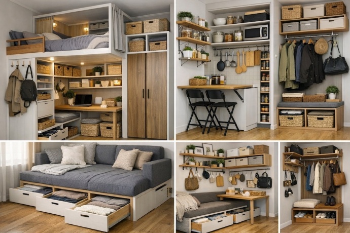 Как организовать хранение в маленькой квартире