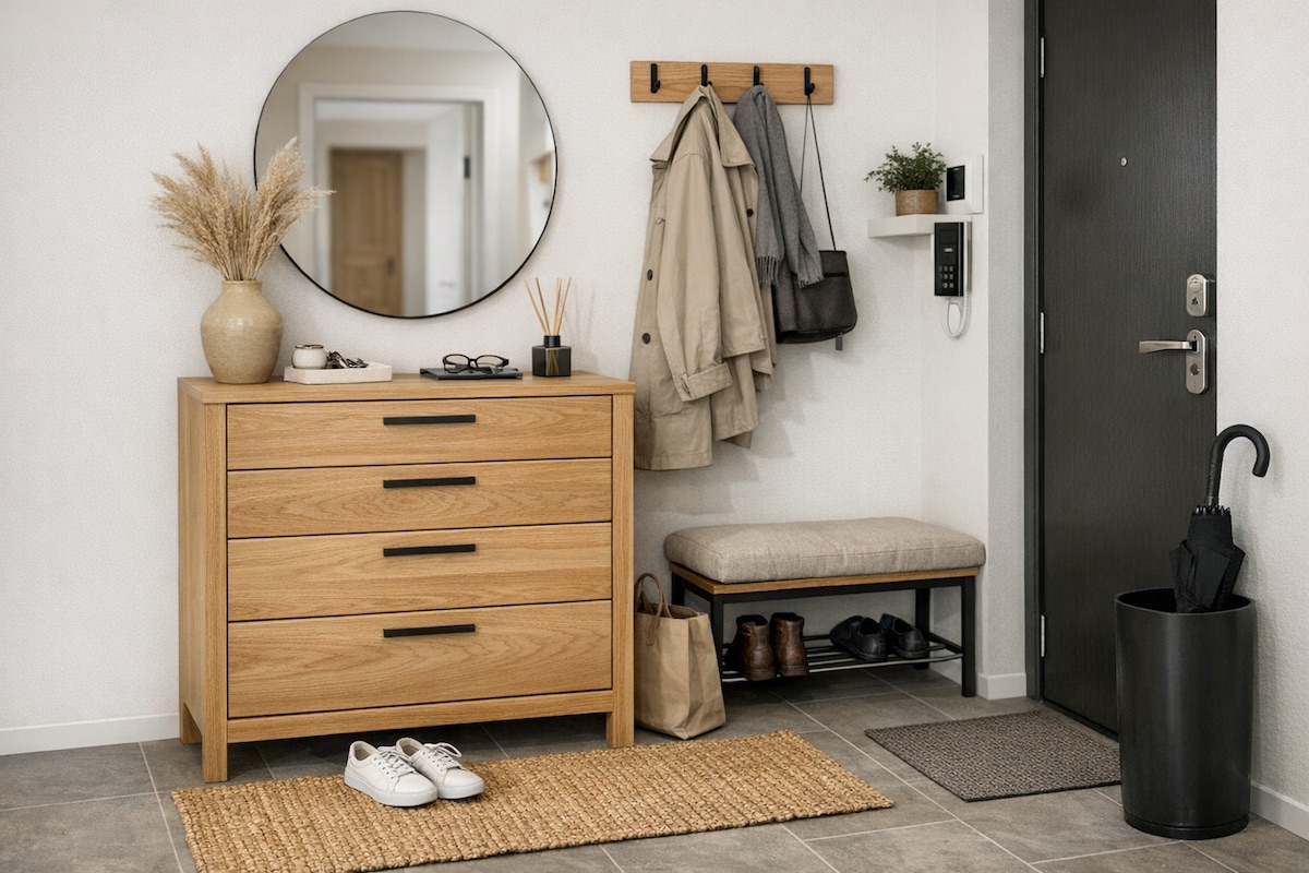 Комод ИКЕА в прихожей