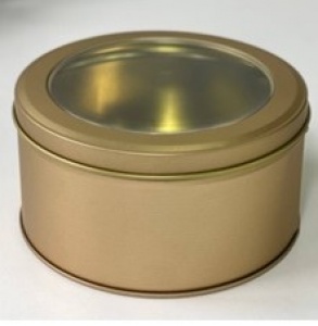 Банка Olens "Віндоу", золота 150г, кругла, 03660-5