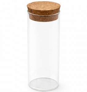 Банка скляна 5,3*15см Olens "Тонка", 270мл, 102-1263