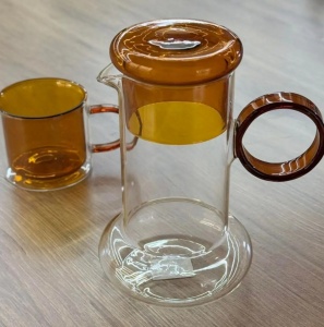 Чайник-глек 1000мл, Olens "Ріно", бурштиновий, 102-818/4