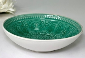 Салатник 17,5см Olens "Зелена Амфітрита", 7953-57