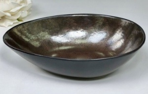 Салатник овальний  21,5см*15,5см*6,2см Olens "Копер" 680мл, 101-0446