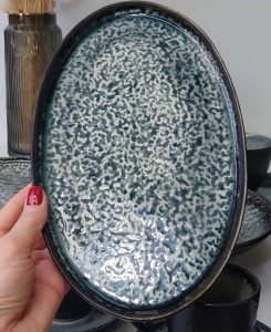 Тарілка овальна 30.5*18*2cm Olens "Грейсток", 101-0253 