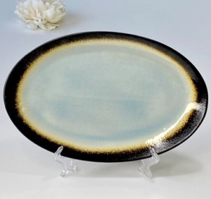 Тарілка овальна 35см*23см*2.8cm Olens "Сонце пустелі", 101-0248