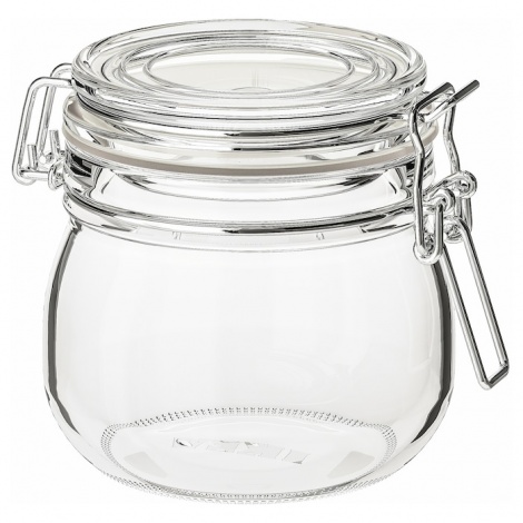 Банку з кришкою IKEA KORKEN 0.5 л 702.135.45