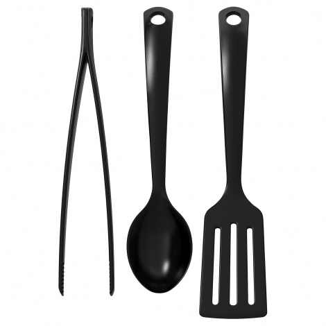 Кухонные приборы IKEA GNARP 3 предмета черный 303.358.41