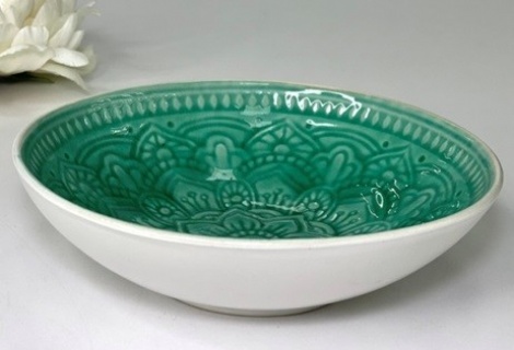 Салатник 17,5см Olens "Зелена Амфітрита", 7953-57
