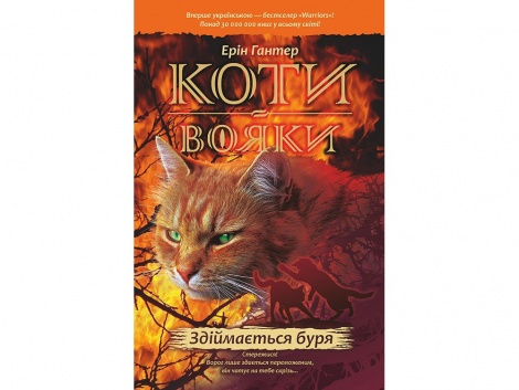 Світовий бестселер Книга  Коти-вояки Здіймається буря 4