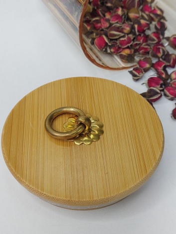 Банка Olens "Бурштинове кільце", 9*10 см 500 мл, 102-641
