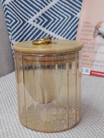 Банка Olens "Бурштинове кільце", 9*10 см 500 мл, 102-641