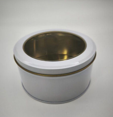 Банка Olens "Віндоу", біла, 150г, кругла, 03660-4