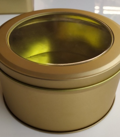 Банка Olens "Віндоу", золота 150г, кругла, 03660-5