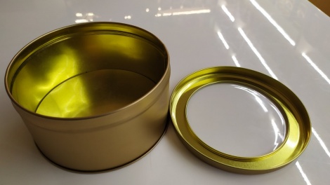 Банка Olens "Віндоу", золота 150г, кругла, 03660-5