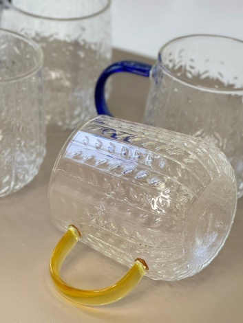 Кружка скляна 390мл, Olens "Золотий Колосок", 8030-261