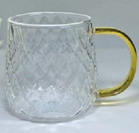 Кружка скляна Olens "Ромбус", 350мл, 102-1194