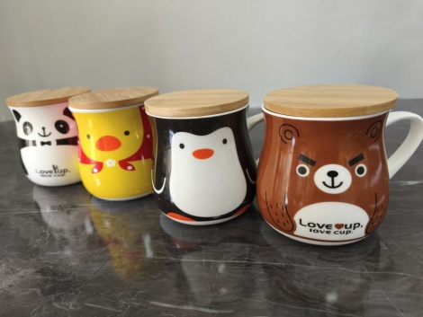 Кружка з кришкою Olens "Love Cup", 450мл, 35191-9