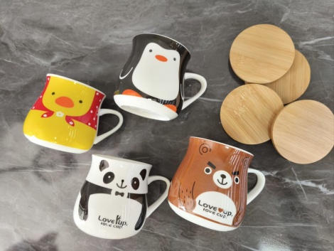 Кружка з кришкою Olens "Love Cup", 450мл, 35191-9