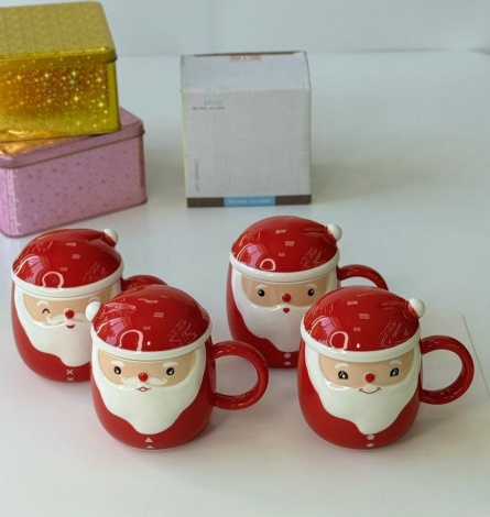 Кружка з кришкою Olens "Морозко", 360мл, О8030-111, O8030-218