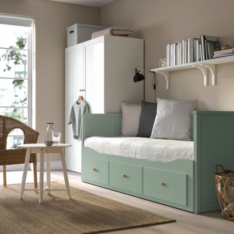 Ліжко з 3 висувними ящиками HEMNES ІКЕА, 806.228.92 
