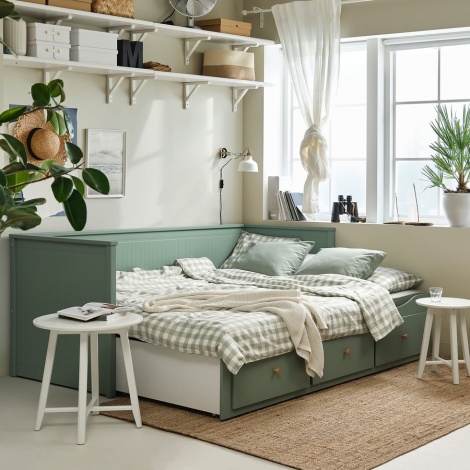 Ліжко з 3 висувними ящиками HEMNES ІКЕА, 806.228.92 