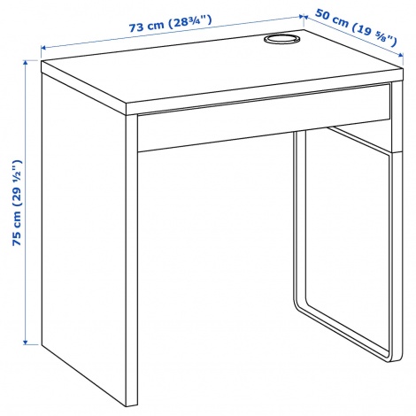 Рабочий стол IKEA MICKE  202.447.47