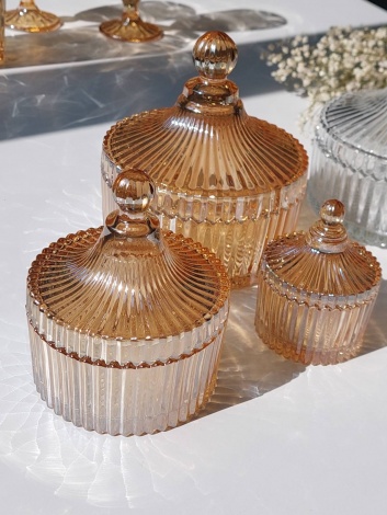 Цукорниця Olens "Золотий купол" велика, 400мл, 102-62
