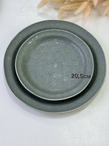 Тарілка 20,5см*2,2см Olens "Конкрето", 101-0418