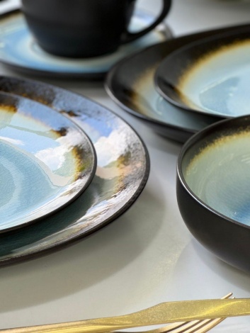 Тарілка 21,5см*2,7см Olens "Сонце пустелі", 101-0243