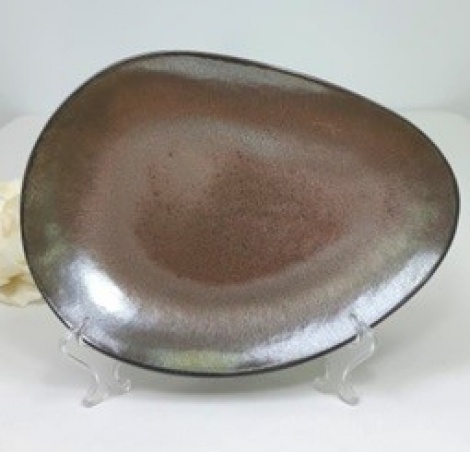 Тарілка овальна (2) 27,5см*20см*2,5см Olens "Копер", 101-0444