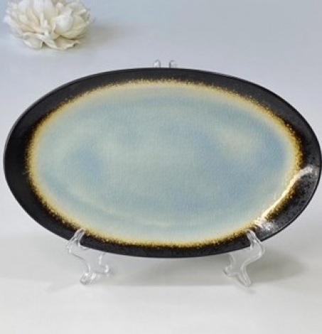 Тарілка овальна 29см*18см*2.5cm Olens "Сонце пустелі", 101-0249