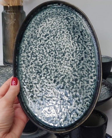 Тарілка овальна 30.5*18*2cm Olens "Грейсток", 101-0253 