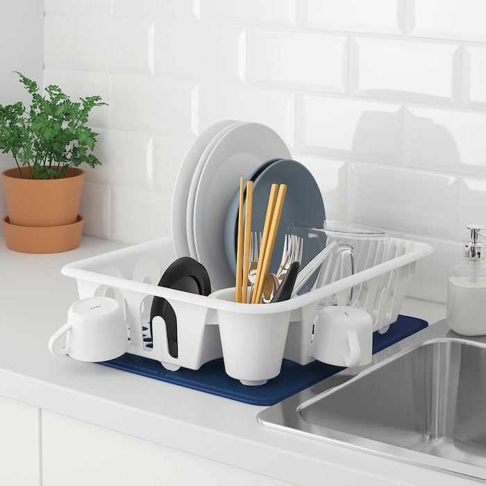 Подкладка коврик для сушки посуды IKEA NYSKÖLJD 44x36 см 503.872.59